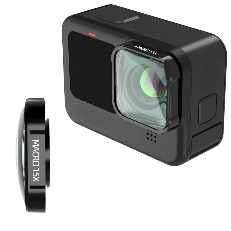 Gopro Action Camera Hero 12 Black - Macro 15X HD-Objektivfilter für Gopro Hero