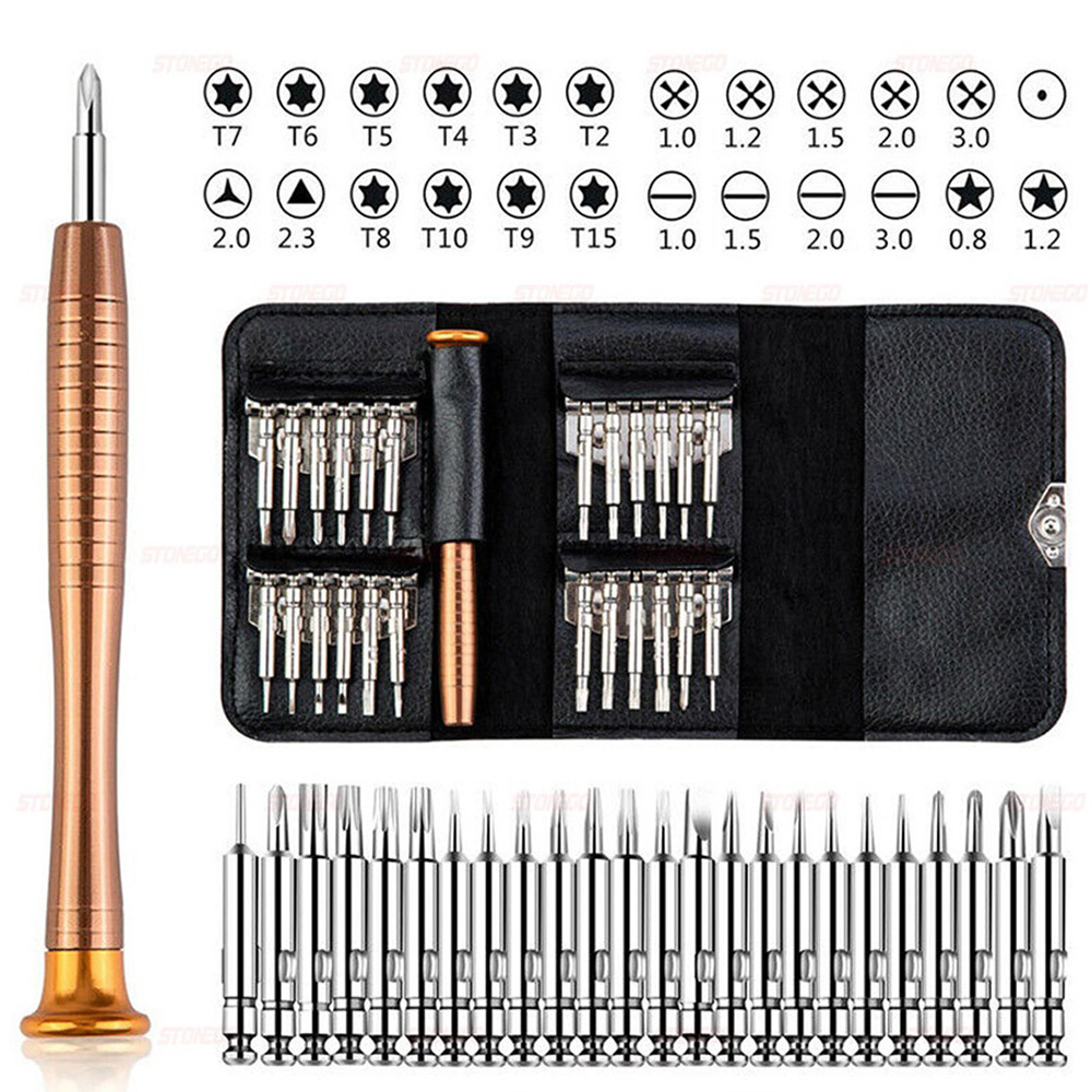 Electronics Repair Game - 25-in-1 Präzisions-Schraubendreher-Set Multifunktionales Torx-Schraubendreher-Bit-Set Reparatur-Werkzeugset für