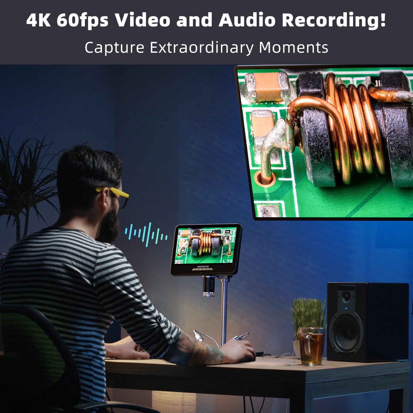 Andonstar AD210S-Pro 4K 60FPS  – Electronics Repairing Bewertung und Preis