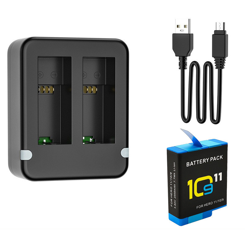 Dual Port Slot Doppel Batterie – Gopro Action Camera Hero 12 Black Bewertung und Preis