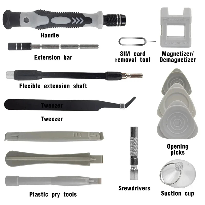 Tragbares 115-in-1 Magnetische – Electronics Repair Manual Bewertung und Preis